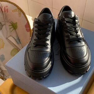 Prada Women's Black Chunky Sneakers